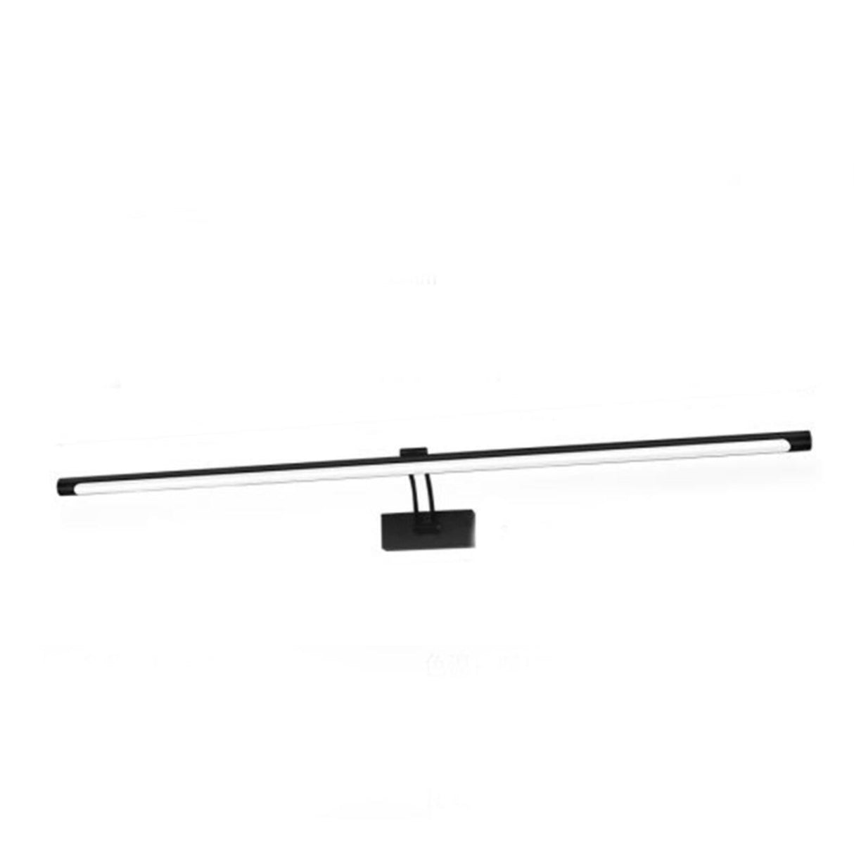 Slim Modern Adjustable Black Linear Vanity Light Image - 13