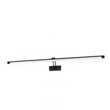 Slim Modern Adjustable Black Linear Vanity Light Image - 13