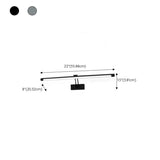 Slim Modern Adjustable Black Linear Vanity Light Image - 18