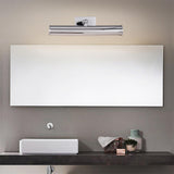 Sliver Cylinder LED Bathroom Vanity Mirror Light Image - 1