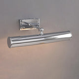 Sliver Cylinder LED Bathroom Vanity Mirror Light Image - 2