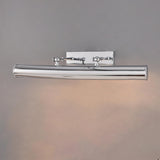 Sliver Cylinder LED Bathroom Vanity Mirror Light Image - 3