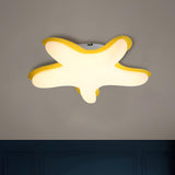 Small Creative Starfish-Shaped LED Flush Mount Light Image - 10