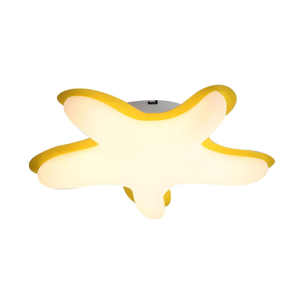 Small Creative Starfish-Shaped LED Flush Mount Light Image - 12