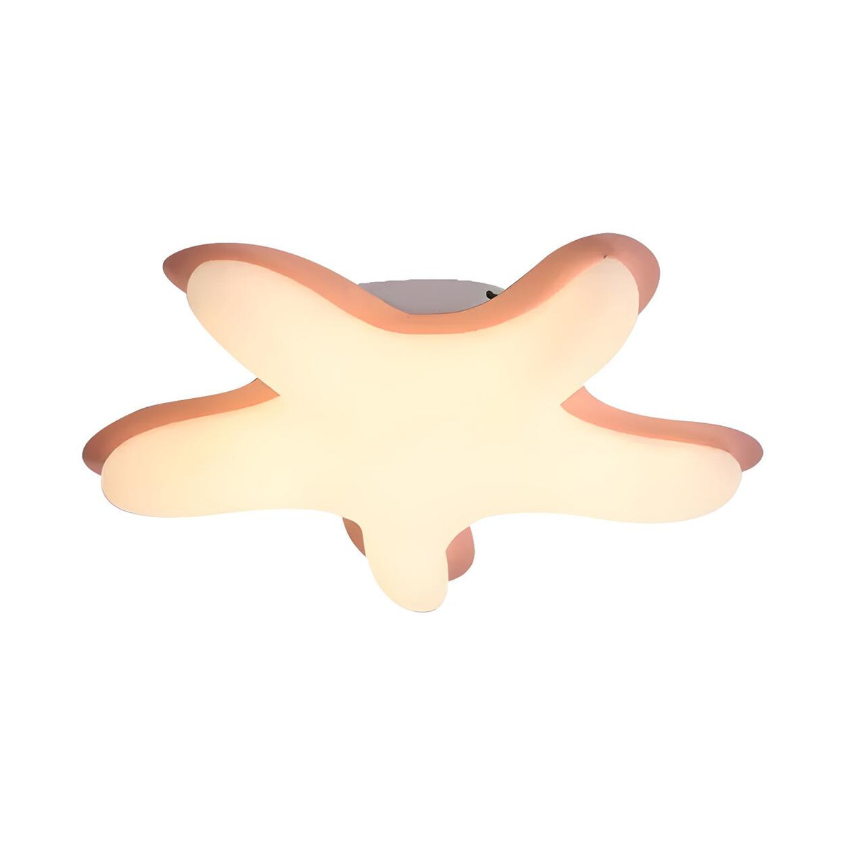 Small Creative Starfish-Shaped LED Flush Mount Light Image - 20