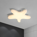 Small Creative Starfish-Shaped LED Flush Mount Light Image - 5