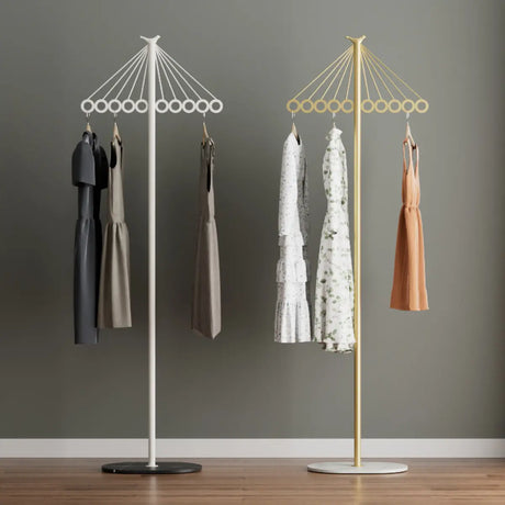 Small Spaces Umbrella Metal Stand Hooks Coat Racks Image - 1