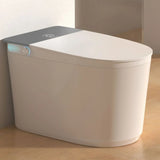 Smart Elongated Ceramic Siphon White Concealed Tank Toilet Image - 25