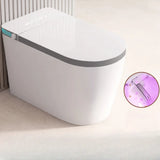 Smart Elongated Siphon Jet Concealed Tank One-Piece Toilet Image - 5