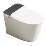 Smart Elongated White Concealed Tank One-Piece Toilet Image - 10