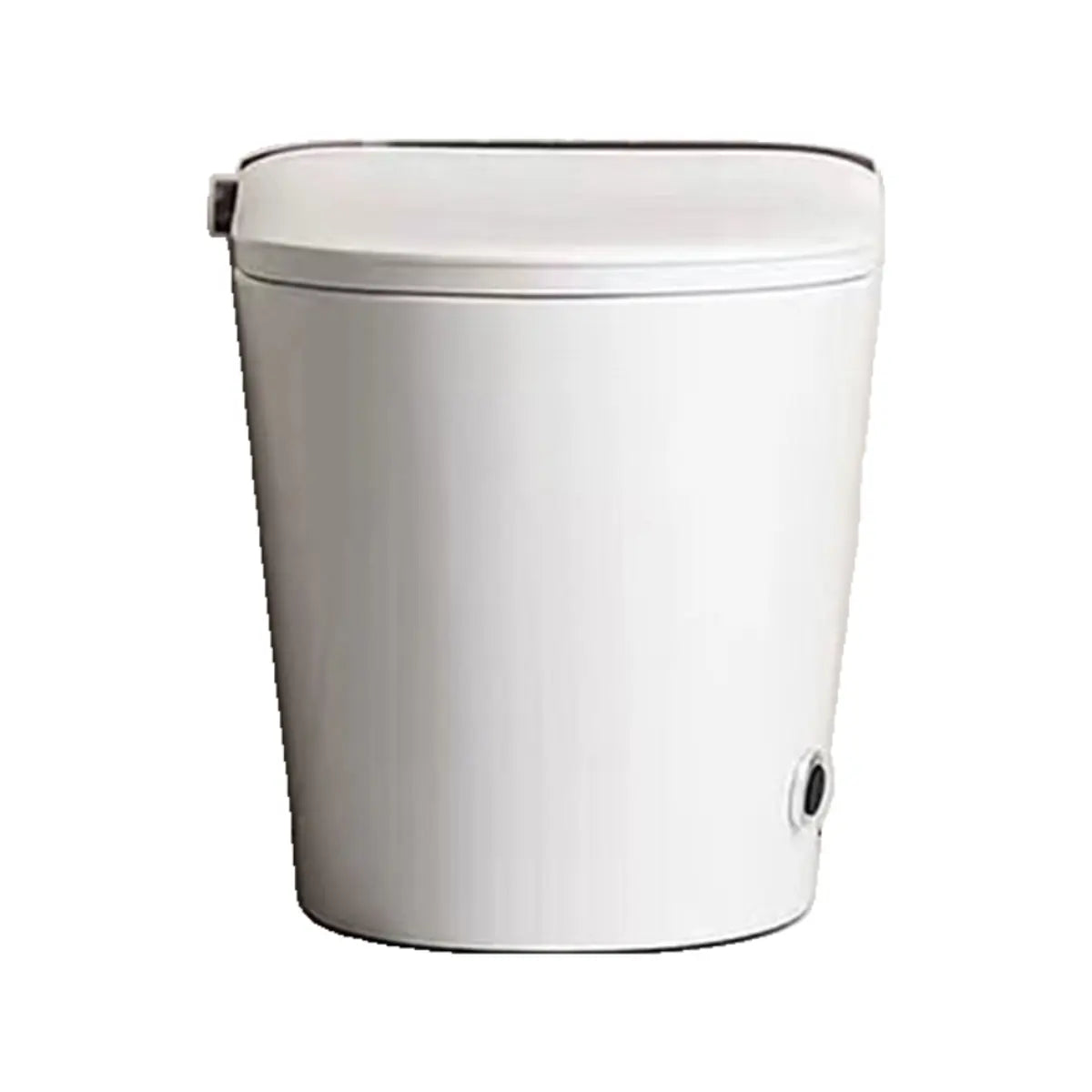 Smart Elongated White Concealed Tank One-Piece Toilet Image - 4