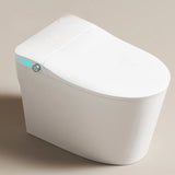 Smart Elongated White Concealed Tank One-Piece Toilet Image - 9