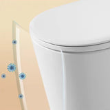 Smart One-Piece Elongated Ceramic Concealed Tank Toilet Image - 10