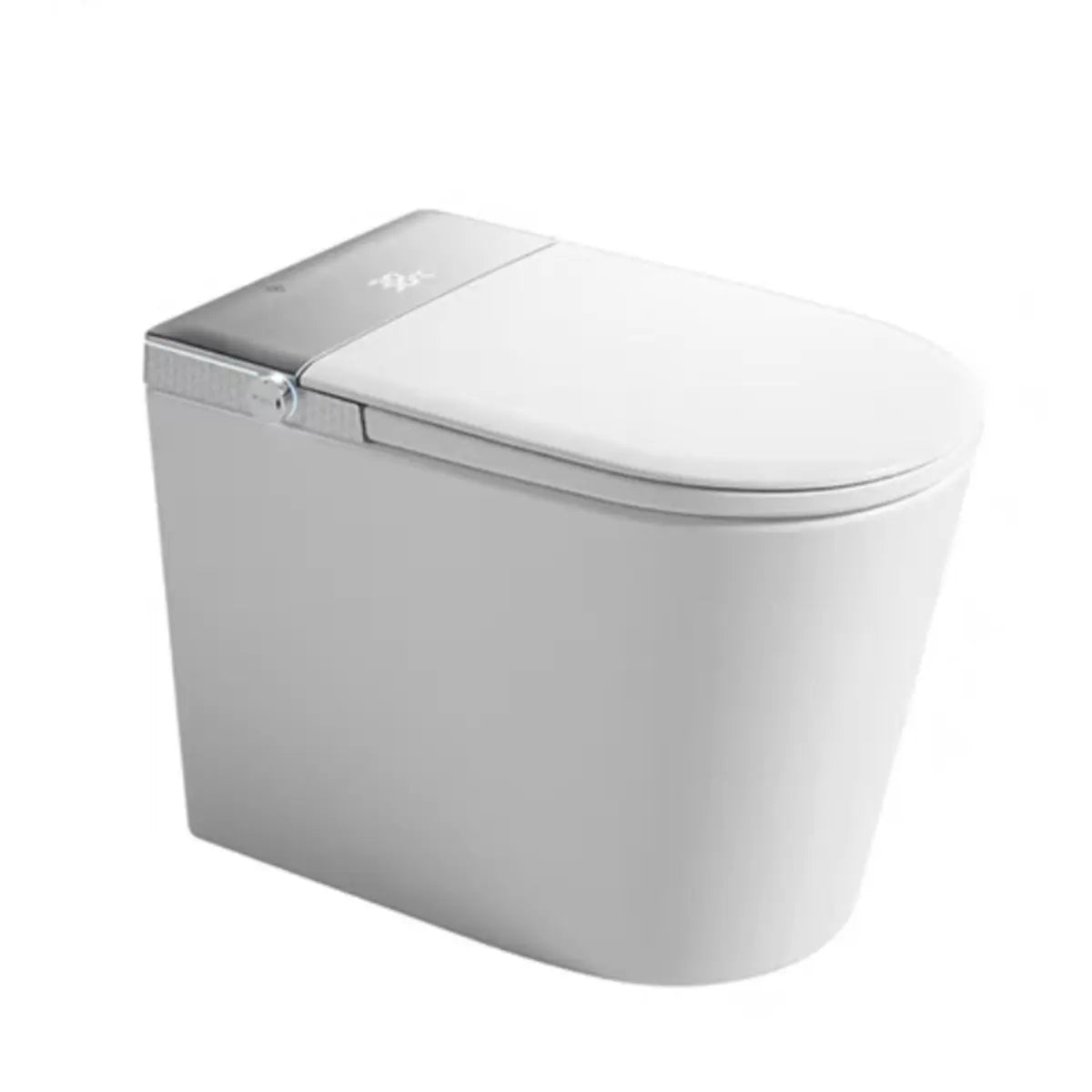 Smart One-Piece Elongated Ceramic Concealed Tank Toilet Image - 9