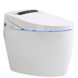 Smart Oval Antimicrobial Seat Elongated Ceramic Toilet Image - 6