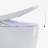 Smart Oval Antimicrobial Seat Elongated Ceramic Toilet Image - 9