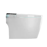 Smart Oval Concealed Tank Toilet with LED Touch Panel Image - 9