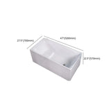 Soaking Rectangle Lucite White Medium Seat Bathtub Image - 10