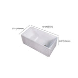 Soaking Rectangle Lucite White Medium Seat Bathtub Image - 9