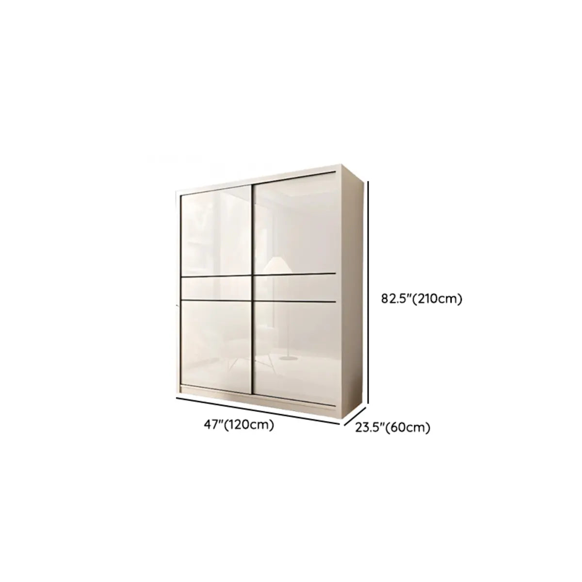 Soft Close Cabinet Door White Wood Large Sliding Armoire 