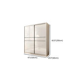 Soft Close Cabinet Door White Wood Large Sliding Armoire #size