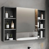 Soft Close Door Hinges Frameless Mirror Medicine Cabinet Image - 11