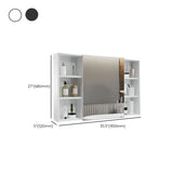 Soft Close Door Hinges Frameless Mirror Medicine Cabinet Image - 26