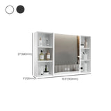 Soft Close Door Hinges Frameless Mirror Medicine Cabinet Image - 32