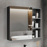 Soft Close Door Hinges Frameless Mirror Medicine Cabinet Image - 8