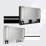 Soft Close Door Hinges Frameless Shelves Medicine Cabinet Image - 1