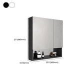 Soft Close Door Hinges Frameless Shelves Medicine Cabinet #size