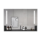 Soft Close Door Hinges Frameless Shelves Medicine Cabinet Image - 7