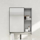 Soft Close Door Hinges Metal Medicine Cabinet with Mirror Image - 12