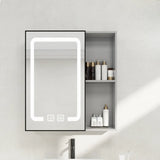 Soft Close Door Hinges Metal Medicine Cabinet with Mirror Image - 15