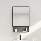 Soft Close Door Hinges Metal Medicine Cabinet with Mirror Image - 2