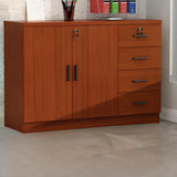 Soft Close Drawer Wood Horizontal Storage Cabinet with Locks Image - 26