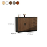 Soft Close Drawer Wood Horizontal Storage Cabinet with Locks Image - 38