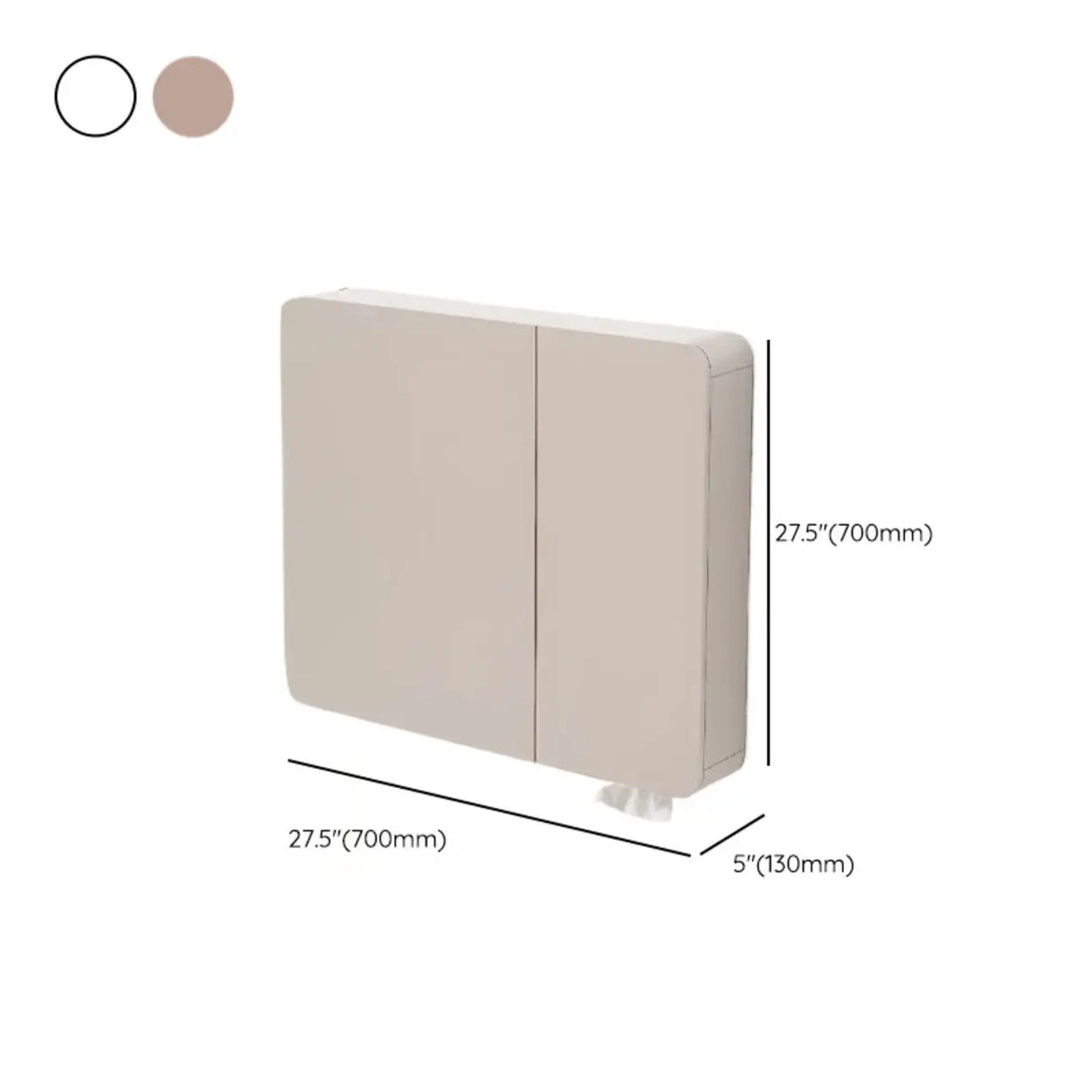 Soft Close Hinges Frameless LED Medicine Cabinet with Doors Image - 21