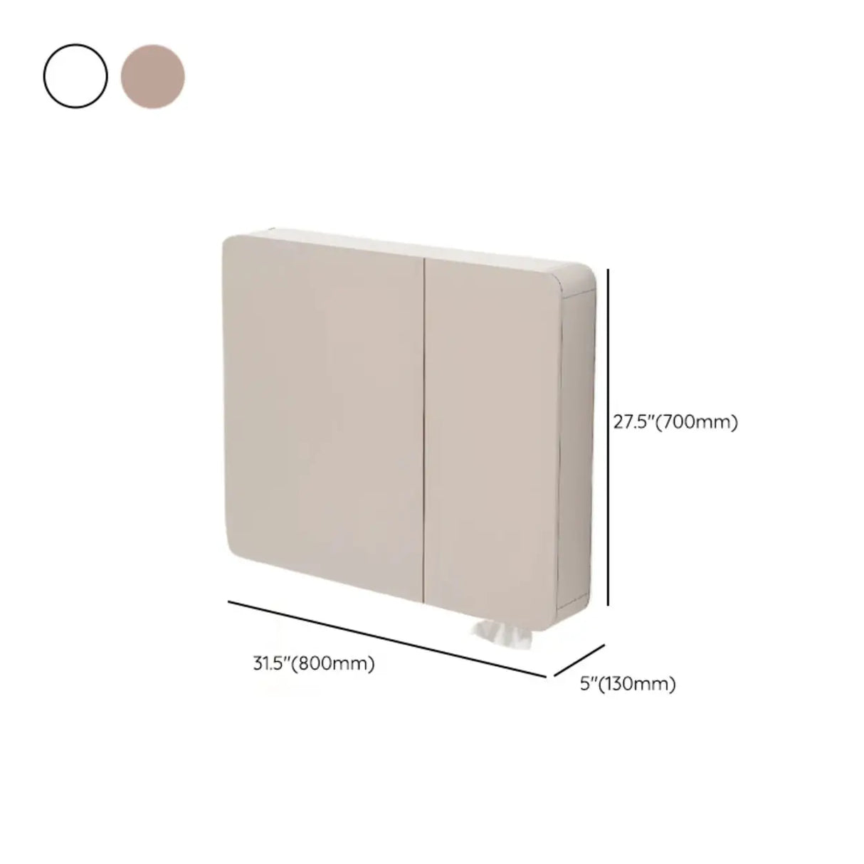 Soft Close Hinges Frameless LED Medicine Cabinet with Doors Image - 23