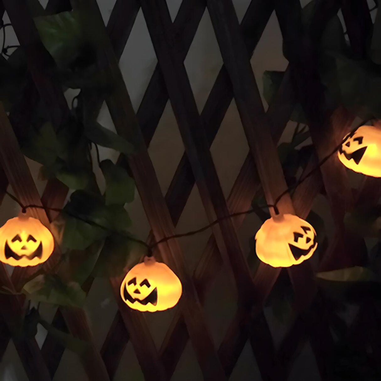 Solar Waterproof Halloween Pumpkin String Lights Image - 7