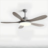 Solid Wood 5 Blades LED Classic Ceiling Fan with Light Image - 5