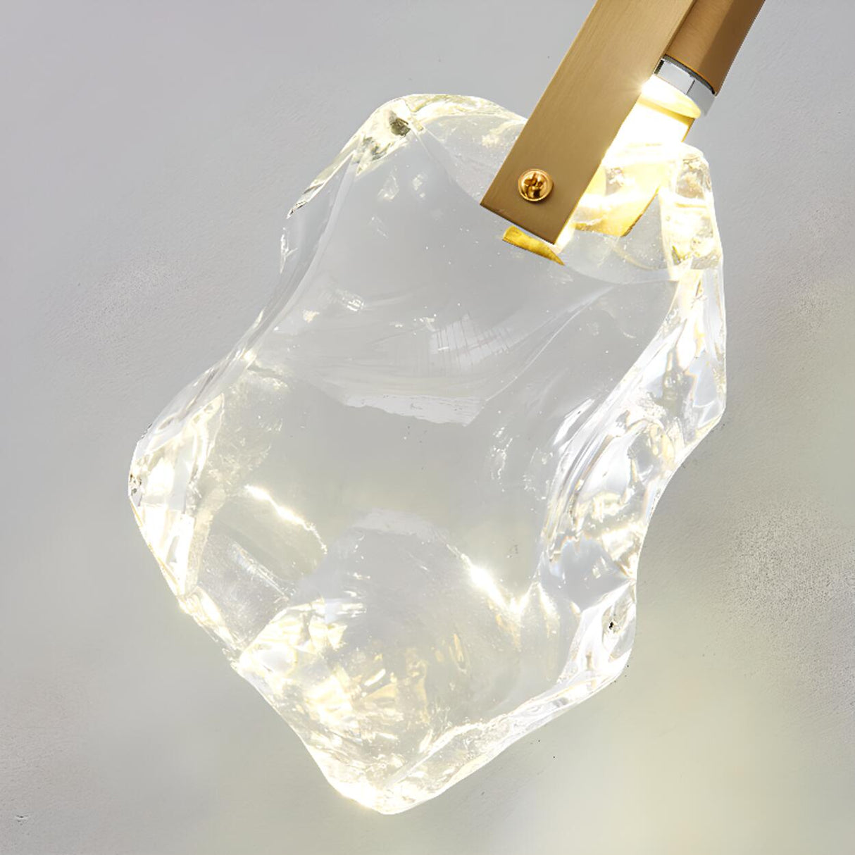 Sophisticated Crystal Tassels Gold Bedside Wall Light Image - 10