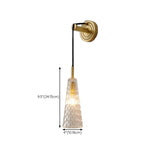 Sophisticated Crystal Tassels Gold Bedside Wall Light Image - 13