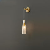 Sophisticated Crystal Tassels Gold Bedside Wall Light Image - 2