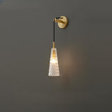 Sophisticated Crystal Tassels Gold Bedside Wall Light Image - 3