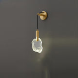 Sophisticated Crystal Tassels Gold Bedside Wall Light Image - 7