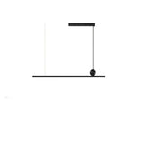 Spherical Accent Modern Linear Island Pendant Light Image - 7