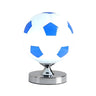 Sporty Globe Football Glass Flush Mount Ceiling Light Image - 2