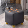 Square Faux Leather Seating Small Sponge Ottomans Image - 17