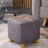 Square Faux Leather Seating Small Sponge Ottomans Image - 18